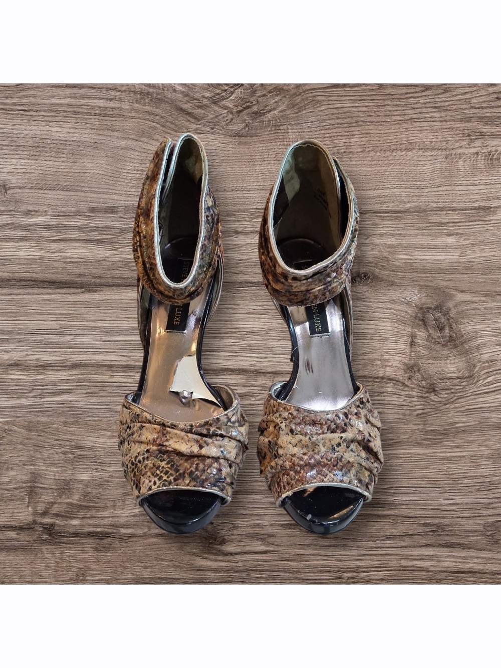 Steve Madden Snake Print Heels